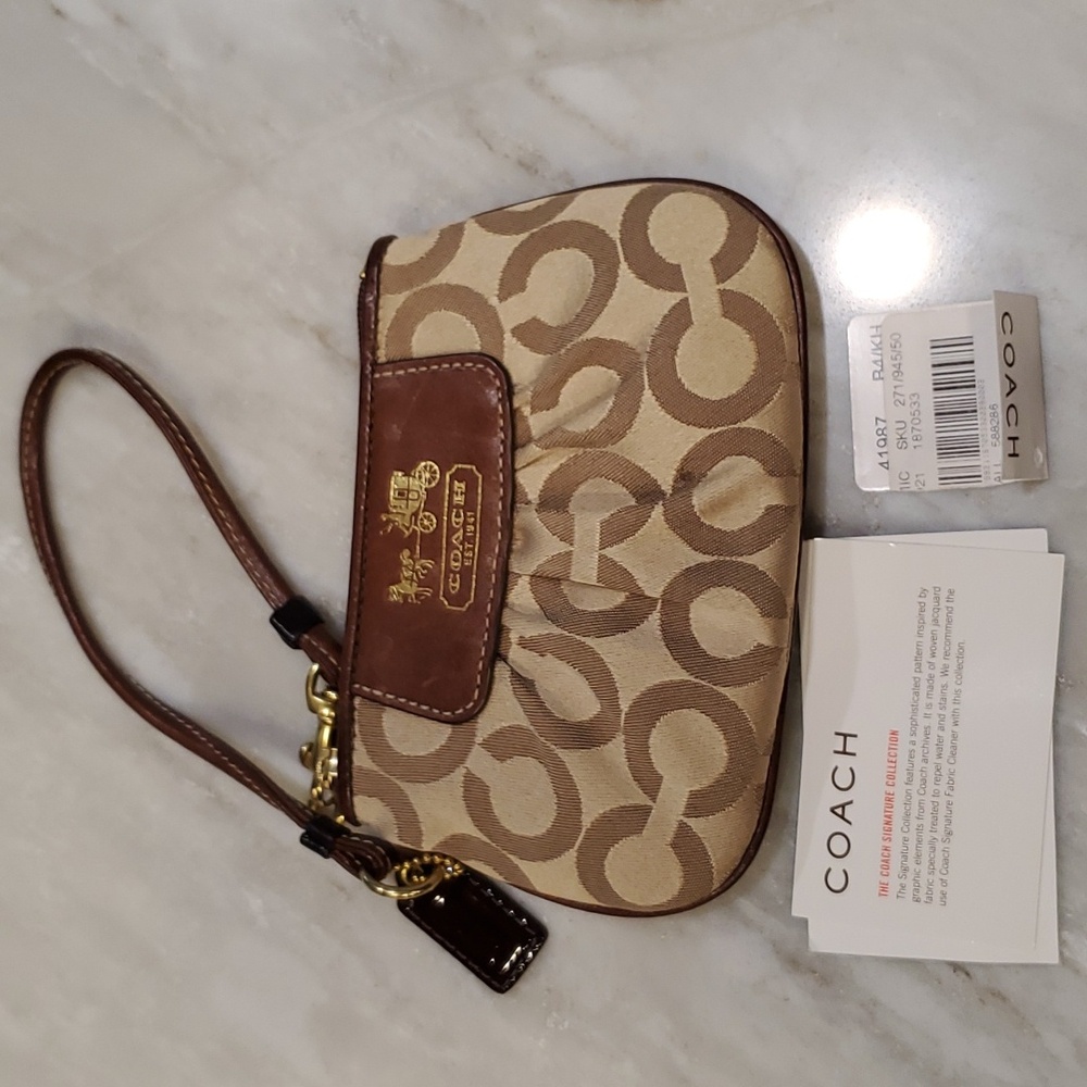 Coach wristlet